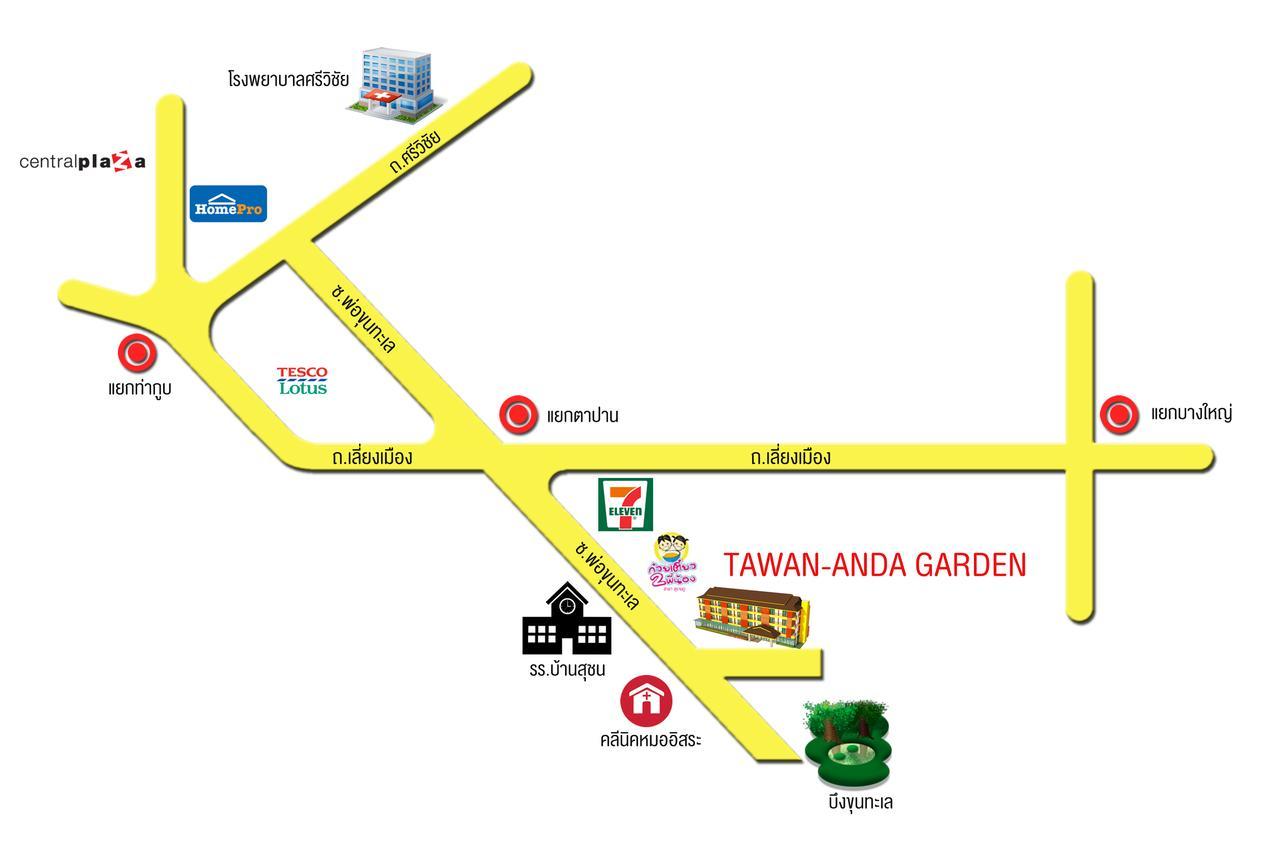 Tawan Anda Garden Hotel Surat Thani Luaran gambar